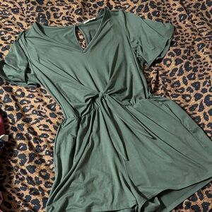 Entro Olive Green Romper